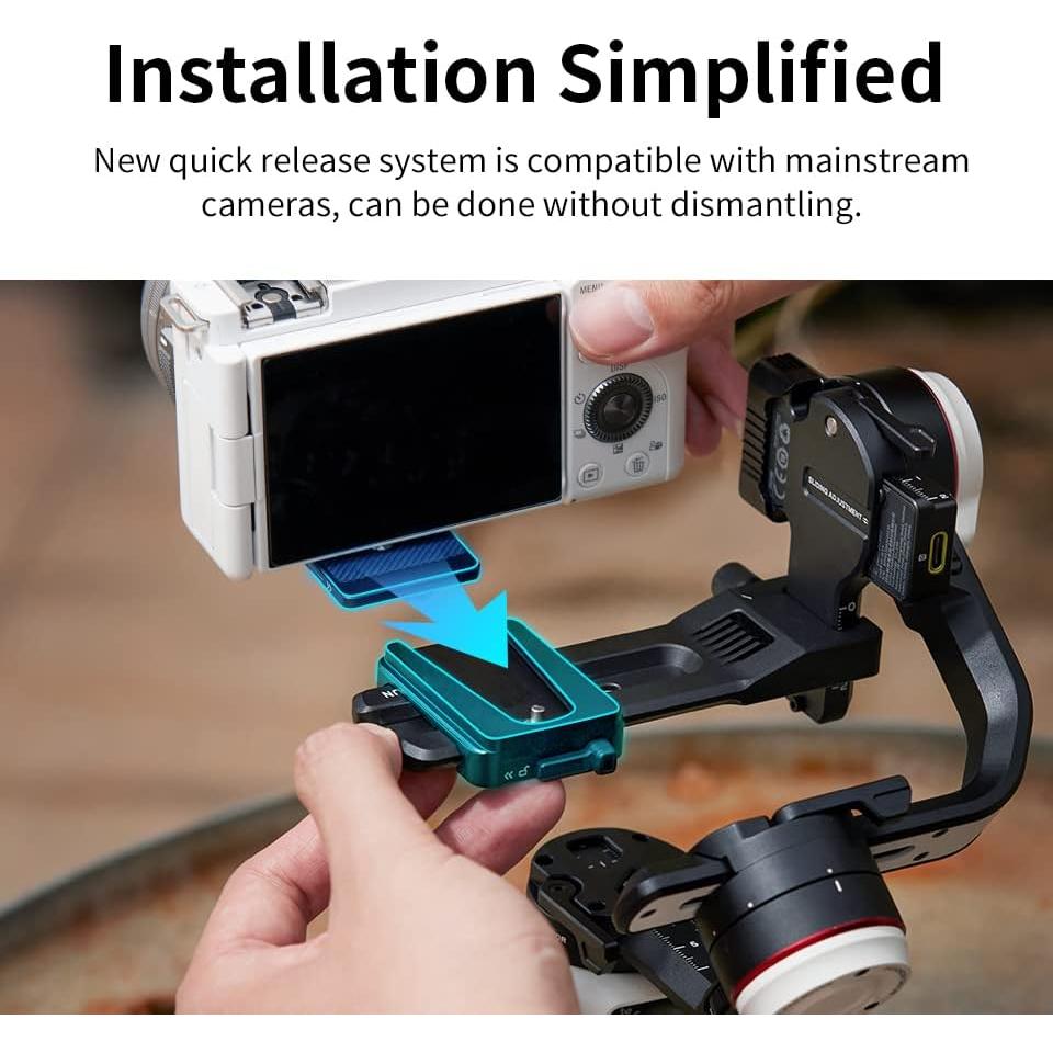 Estabilizador Zhiyun Crane M3S 3 Ejes para Cámaras y Smartphones