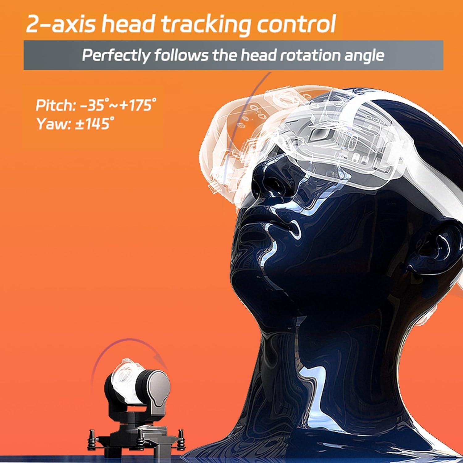 Gimbal FPV C-20D 2 Ejes XF Seguimiento de Cabeza 100g