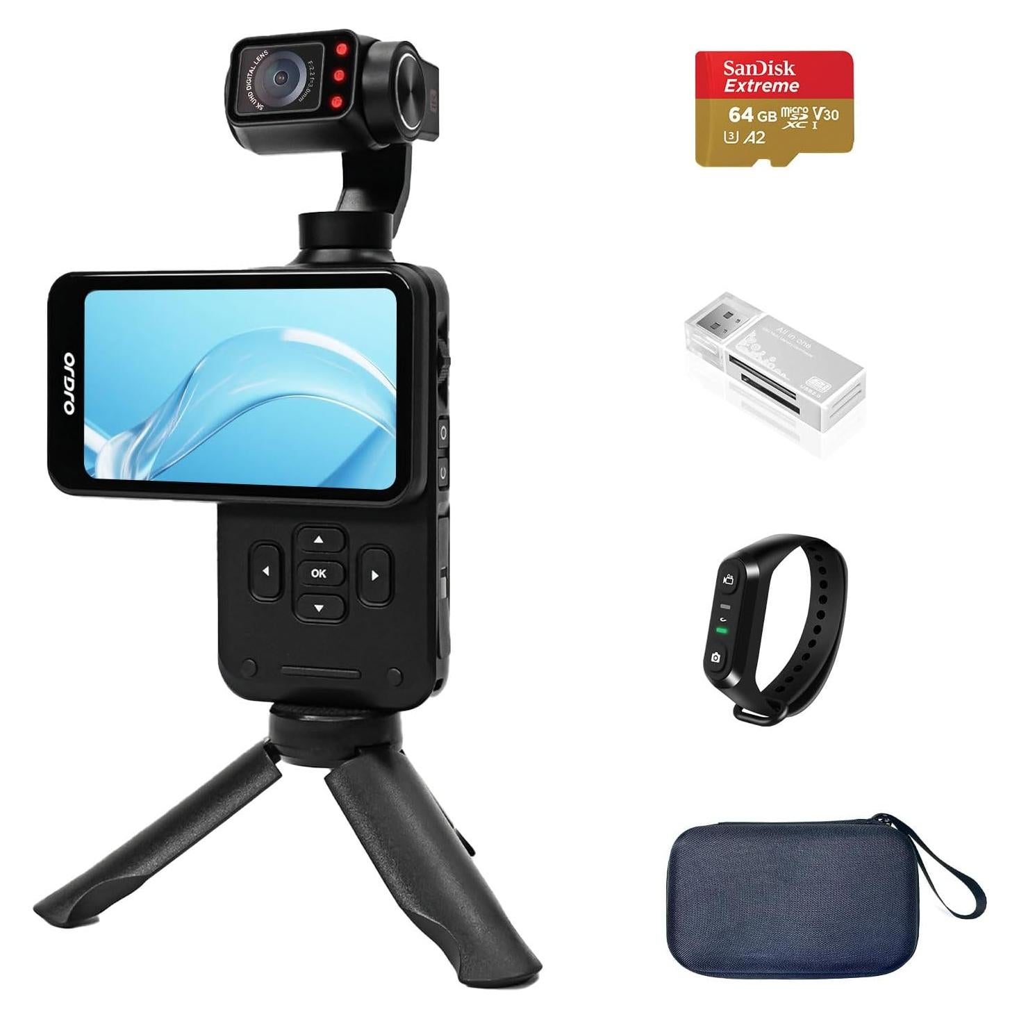 Cámara de Mano ORDRO M5 5K con Estabilización y WiFi