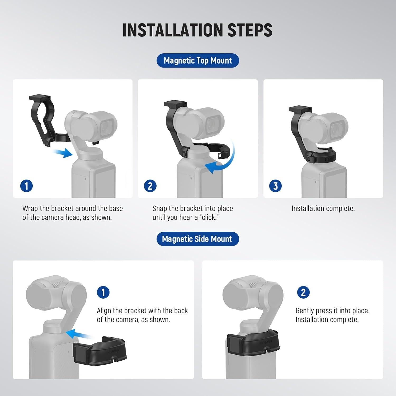 Luz LED Auxiliar NEEWER M21 para DJI OSMO Pocket 3 - Recargable