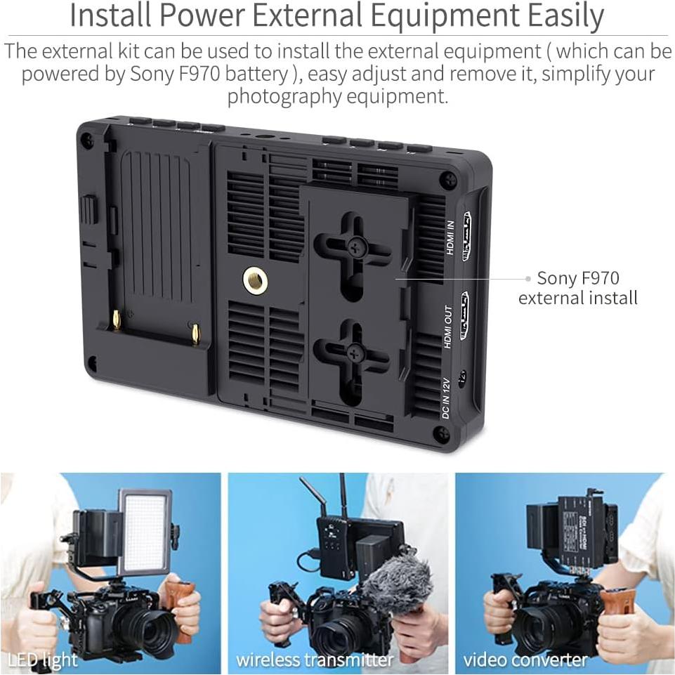 Monitor de Campo Feelworld F5 Pro 6" FHD 1920x1080 Táctil