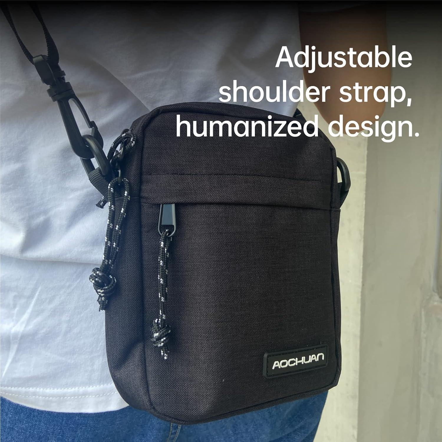 Bolsa de cámara Aochuan B20 para gimbal y accesorios 17.6x11.1cm