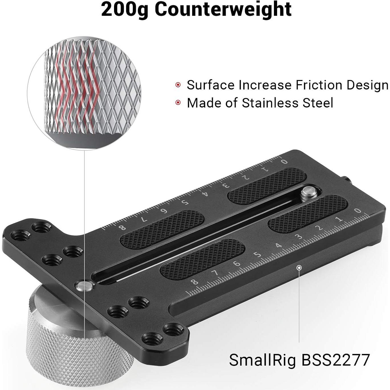Contrapeso Removible 200g SMALLRIG para Estabilizadores