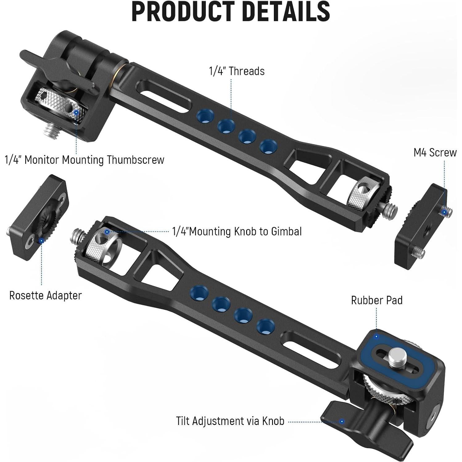 Soporte Ajustable para Monitor de Campo NEEWER GA005 360°