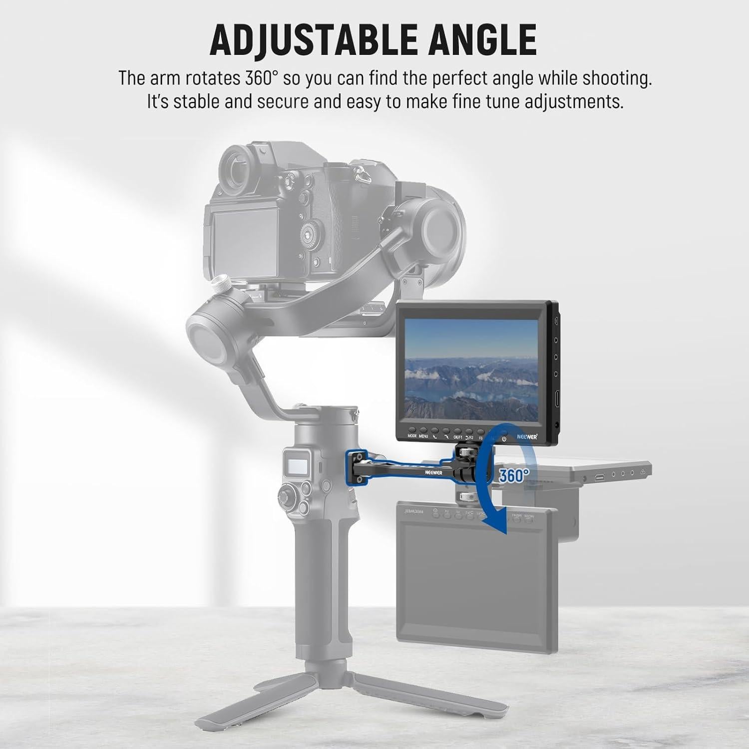 Soporte Ajustable para Monitor de Campo NEEWER GA005 360°