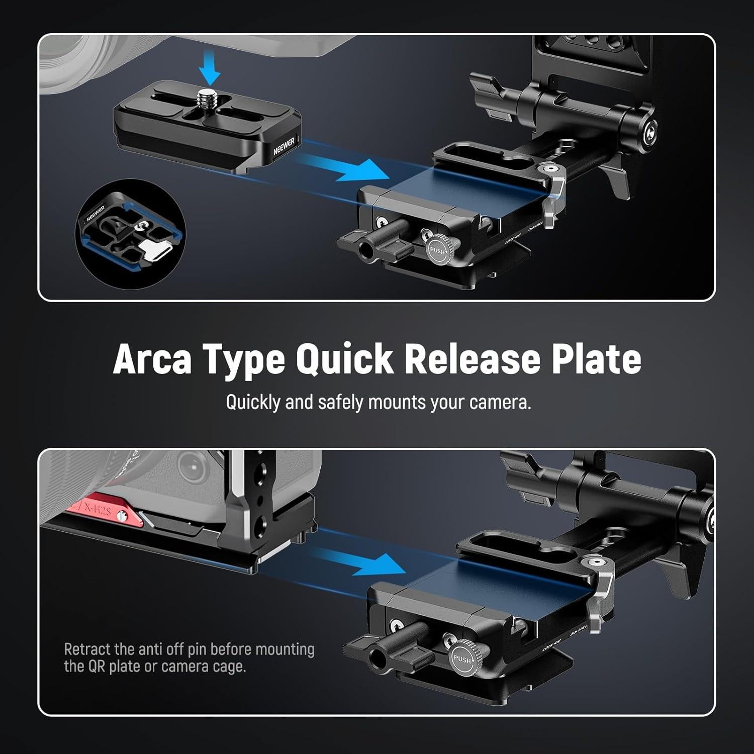 Placa de Batería V NEEWER PS015 PRO Plegable y Ligera