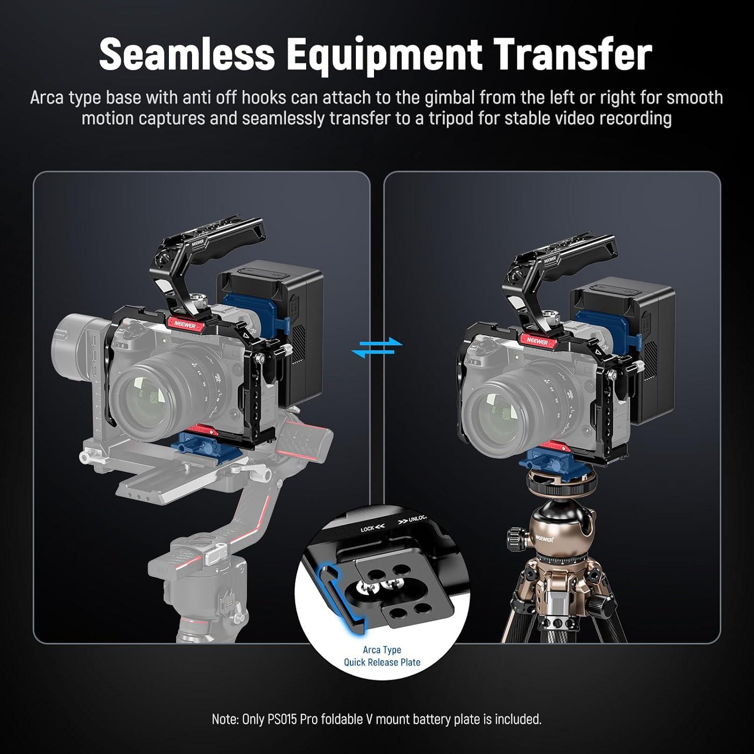 Placa de Batería V NEEWER PS015 PRO Plegable y Ligera