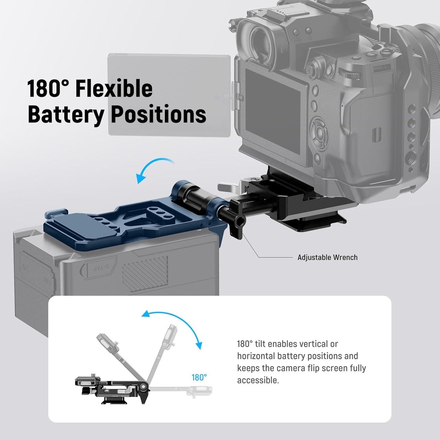 Placa de Batería V NEEWER PS015 PRO Plegable y Ligera