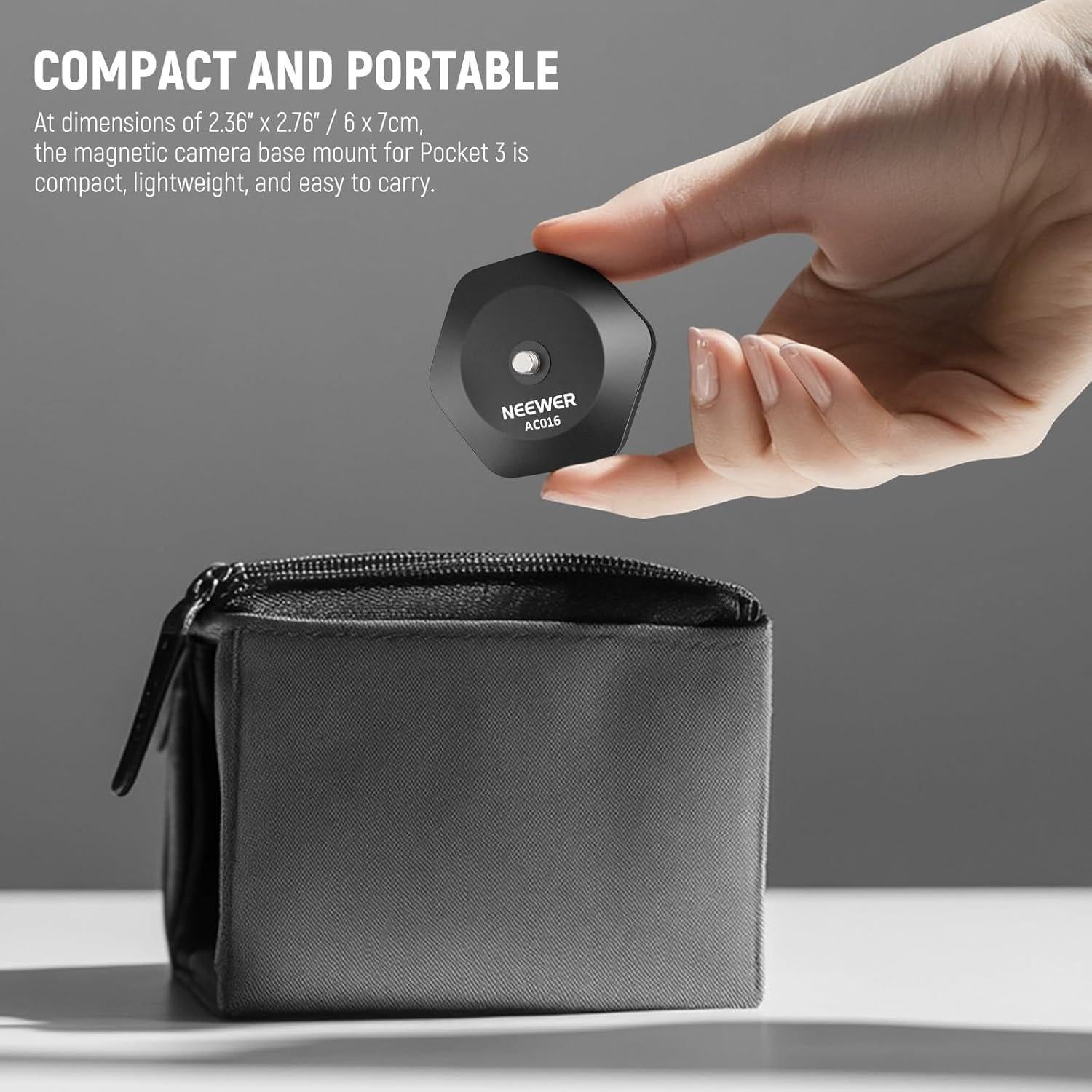 Base de Montaje Magnética Neewer AC016 para Cámara Gimbal