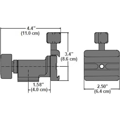 Cabezal MonoGimbal Wimberley MH-100 para Monopodios