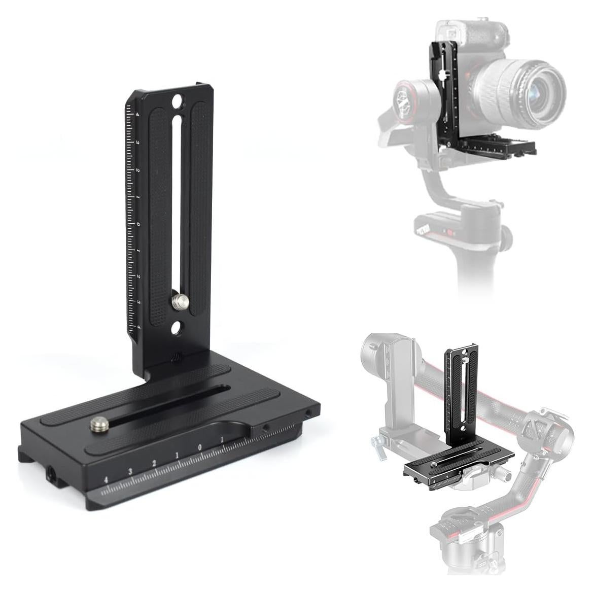 Placa de Liberación Rápida Vertical Akeipho para DJI Ronin RSC2/RS2/RS3