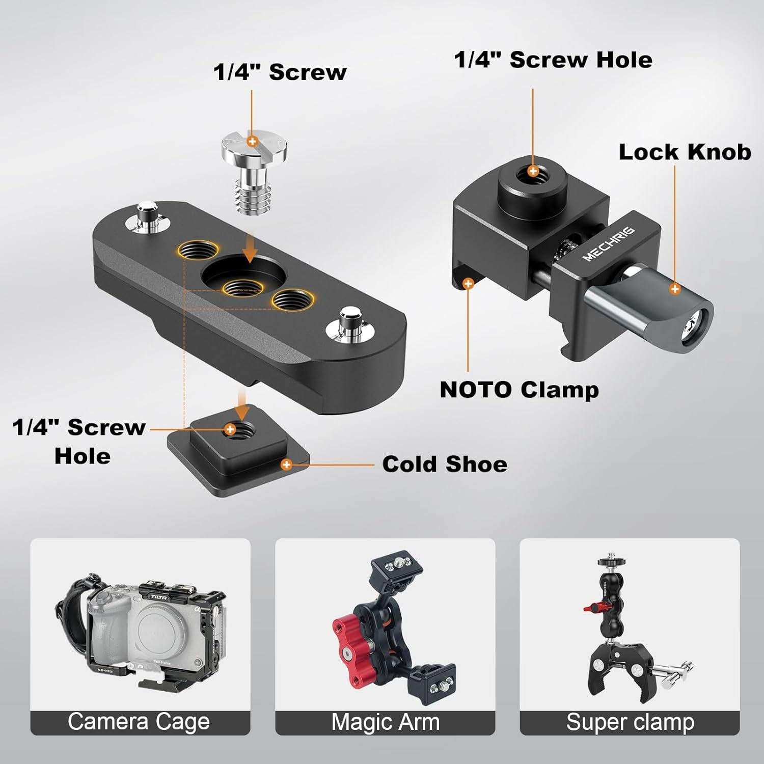 Abrazadera Deslizante NATO Mechrig 62037 con Zapata Fría