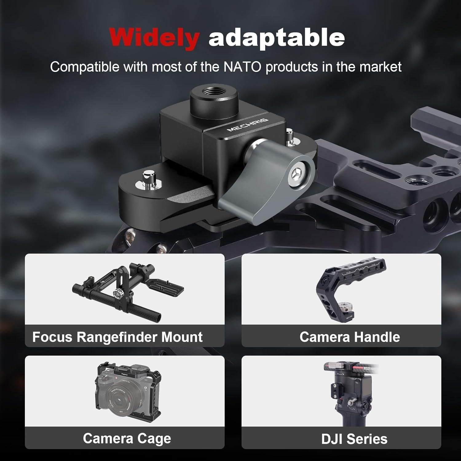 Abrazadera Deslizante NATO Mechrig 62037 con Zapata Fría