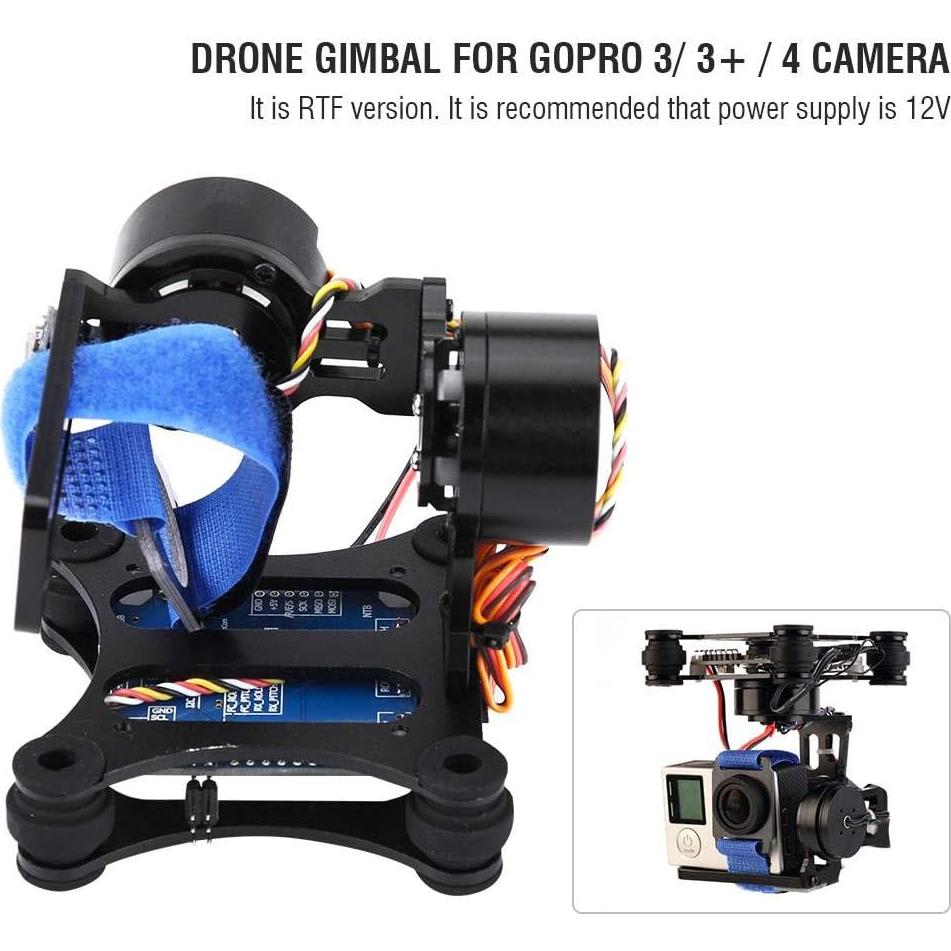 Gimbal Estabilizador 3 Ejes Dilwe para Cámara GoPro y Phantom