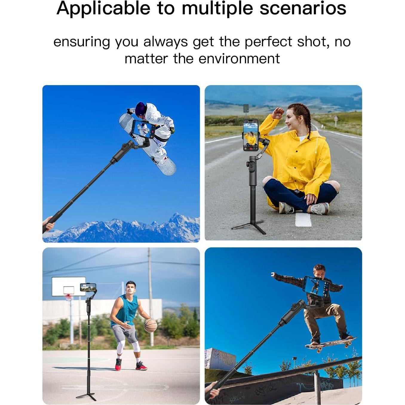 Varilla de Extensión Aochuan 73 cm para Gimbal y Cámaras