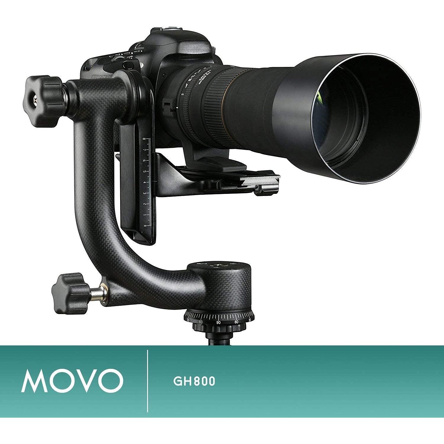 Cabezal de trípode Movo GH800 MKII fibra de carbono 15 kg
