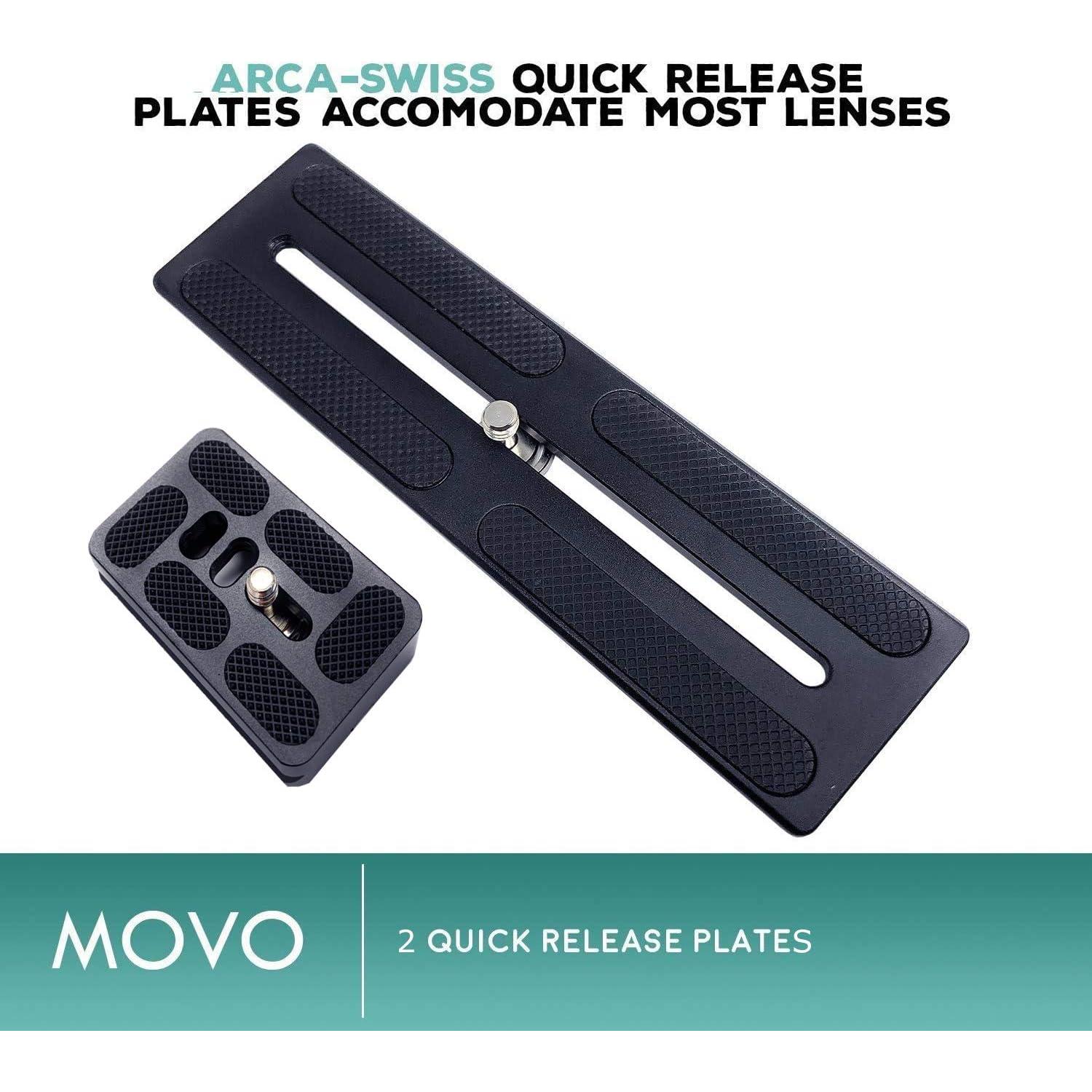 Cabezal de trípode Movo GH800 MKII fibra de carbono 15 kg