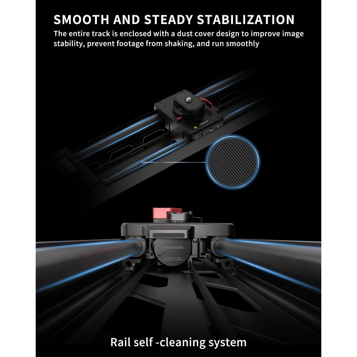 Deslizador de Cámara IFOOTAGE Nano II 660 - 7 kg Carga
