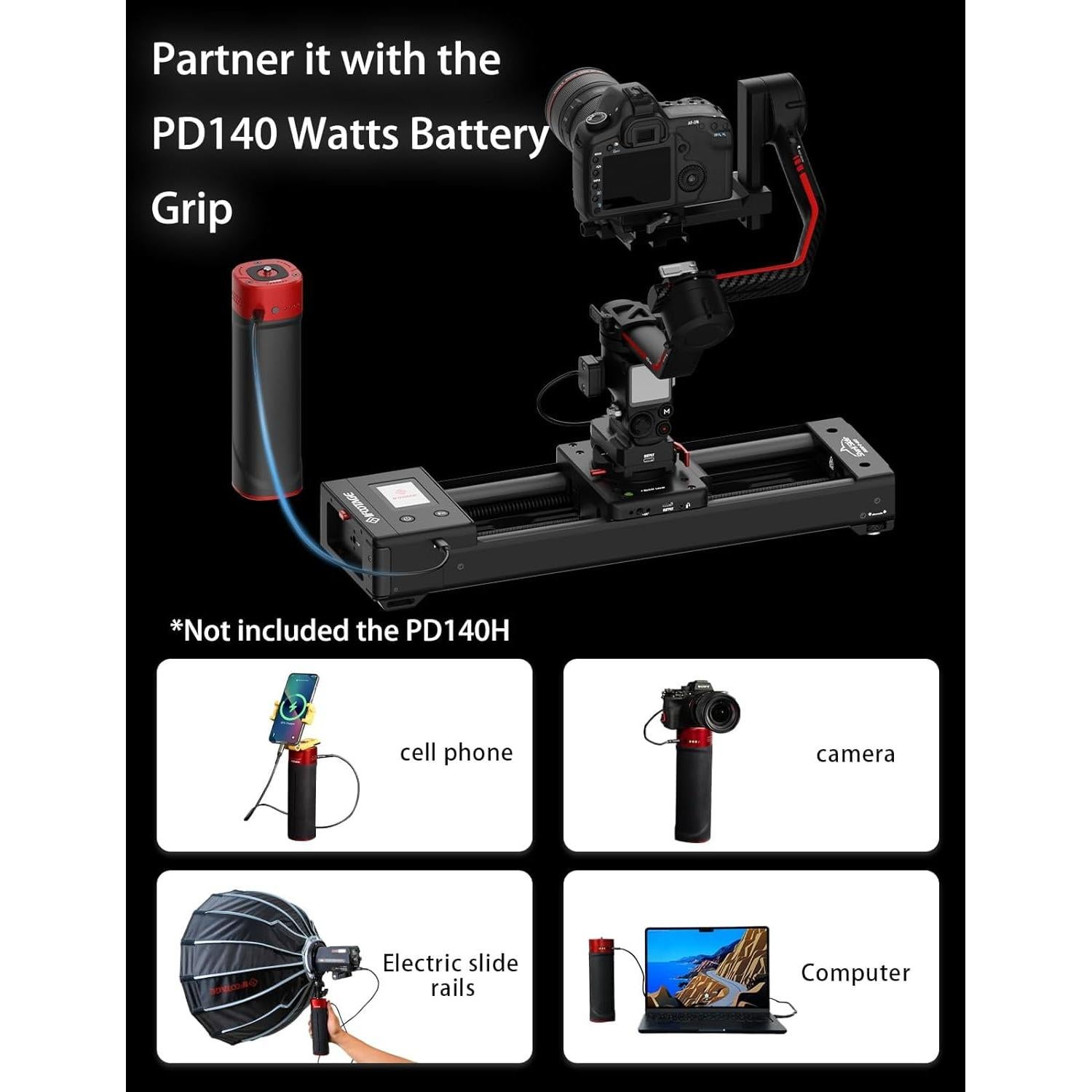 Deslizador de Cámara IFOOTAGE Nano II 660 - 7 kg Carga