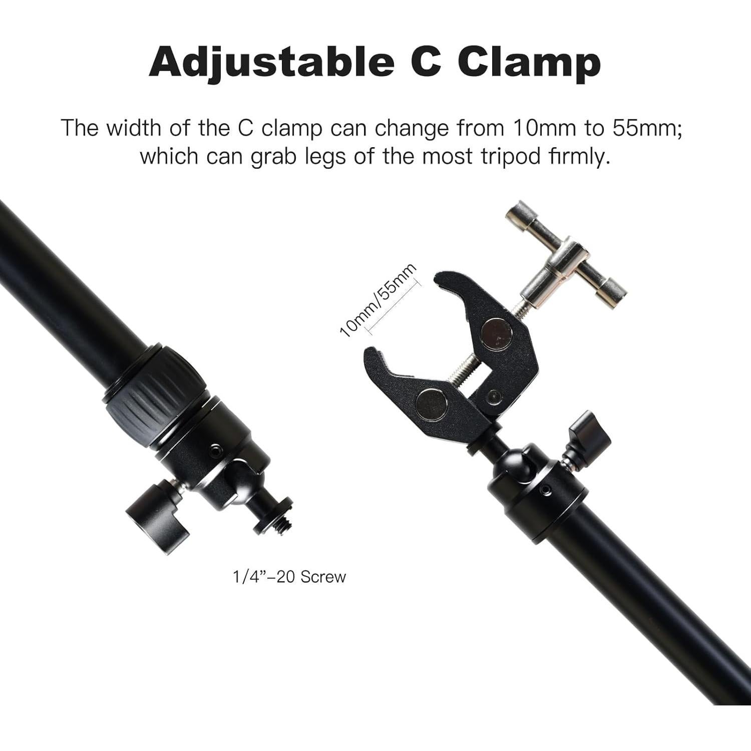 Brazos de Soporte Ajustables Toprig para Trípode - Paquete de 2