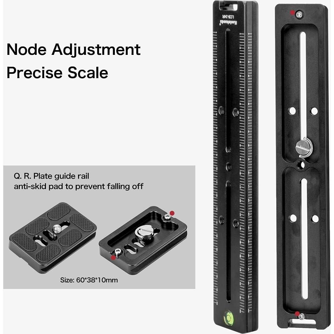 Riel Deslizante Nodal Koolehaoda LCB-24R 240mm para Cámara