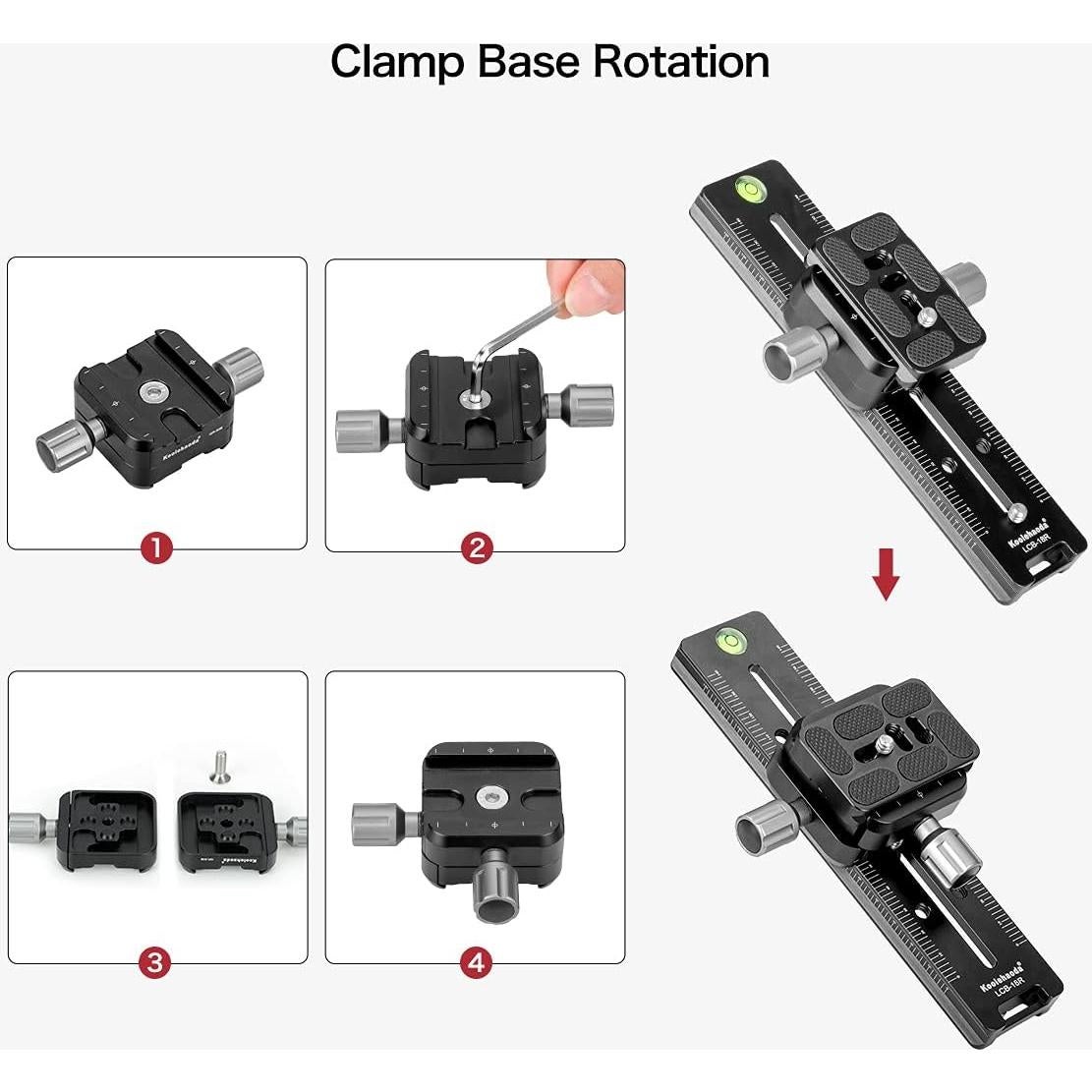 Riel Deslizante Nodal Koolehaoda LCB-24R 240mm para Cámara