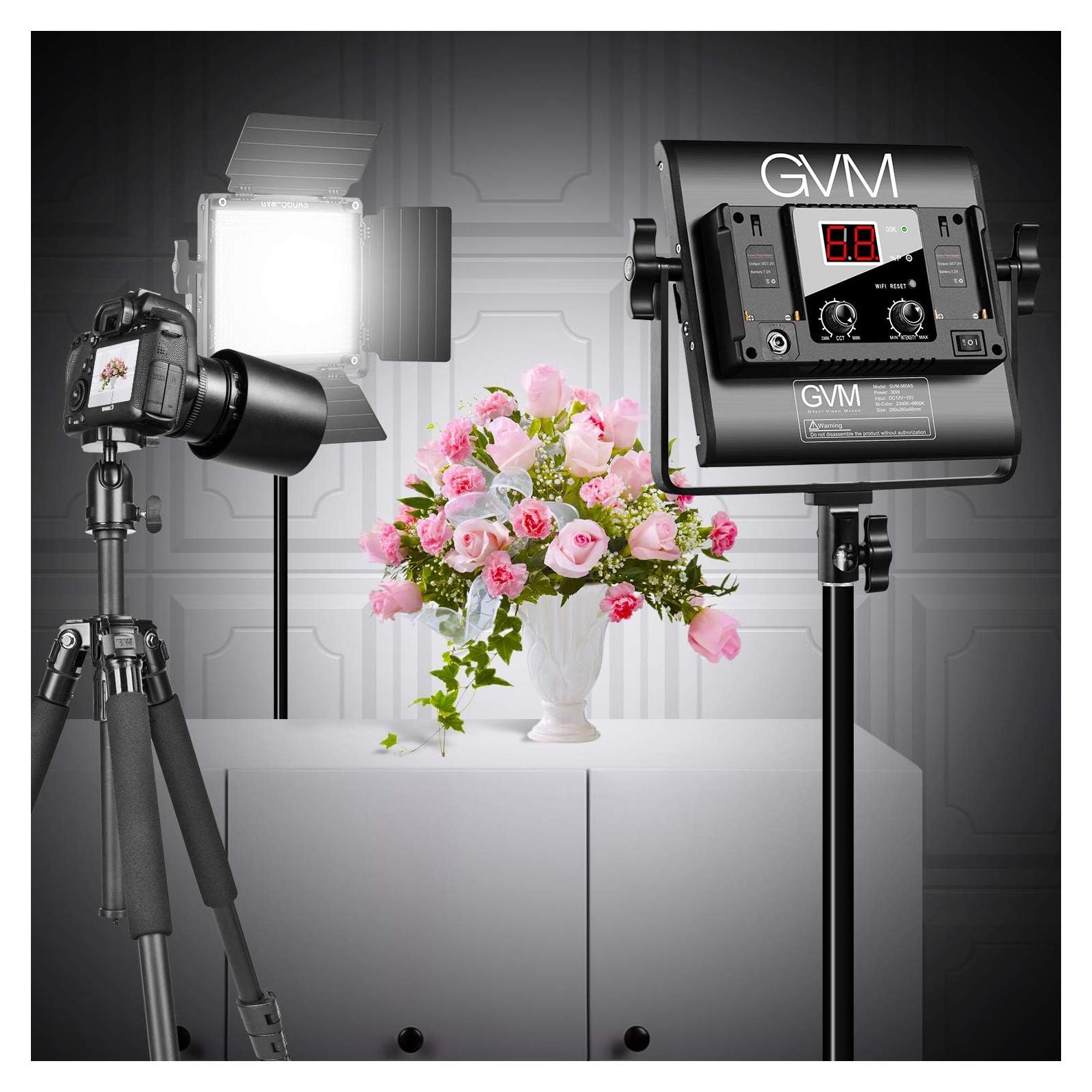 Deslizador de cámara motorizado GVM G5-NPF750-SS de aluminio