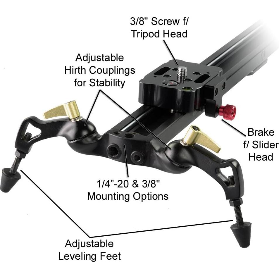 Fotodiox Pro SlideCam 600 Estabilizador de Video 60.96 cm