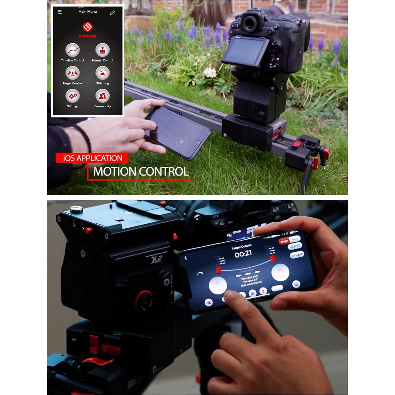 Deslizador de Cámara Motorizado IFOOTAGE Shark Slider Mini 84cm