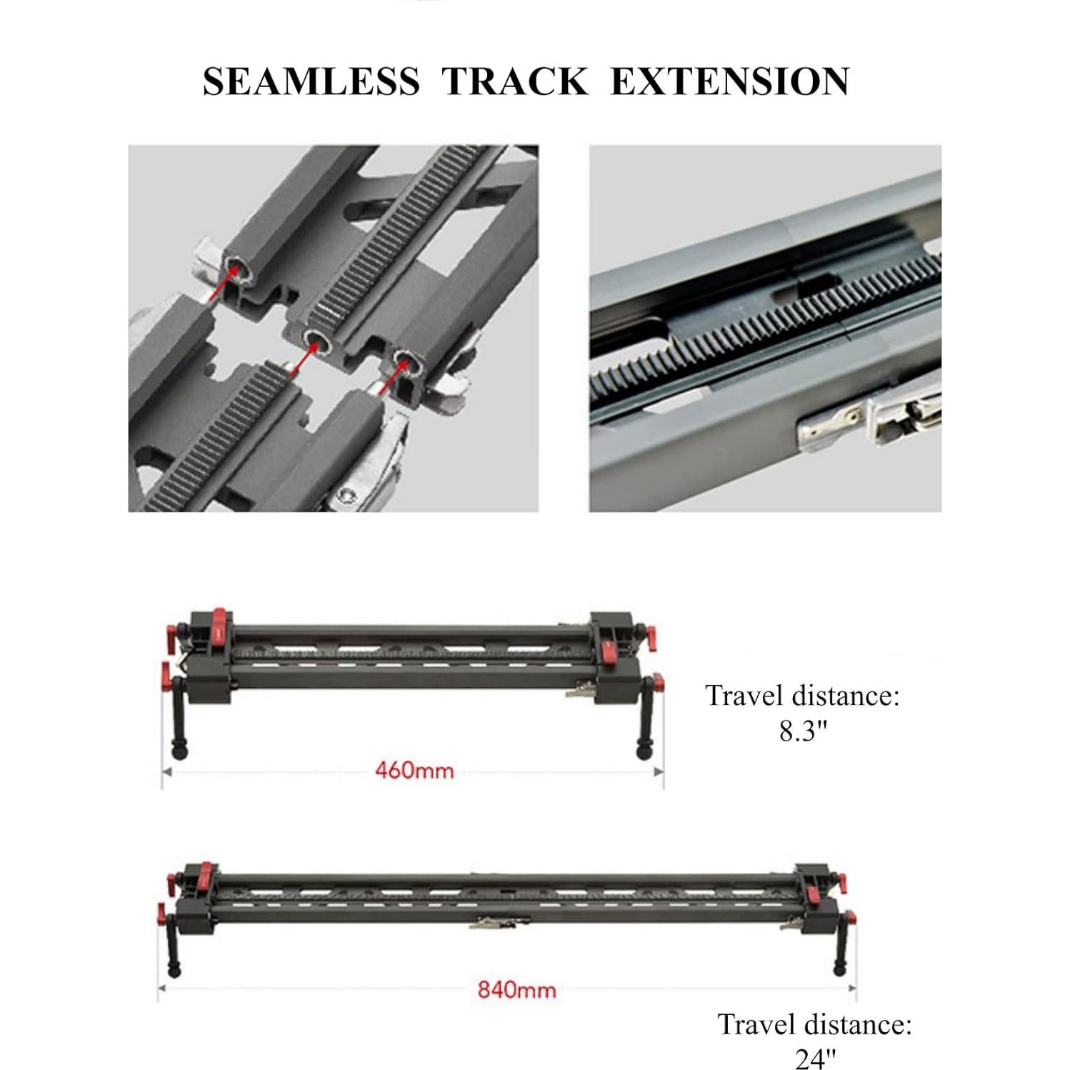 Deslizador de Cámara Motorizado IFOOTAGE Shark Slider Mini 84cm