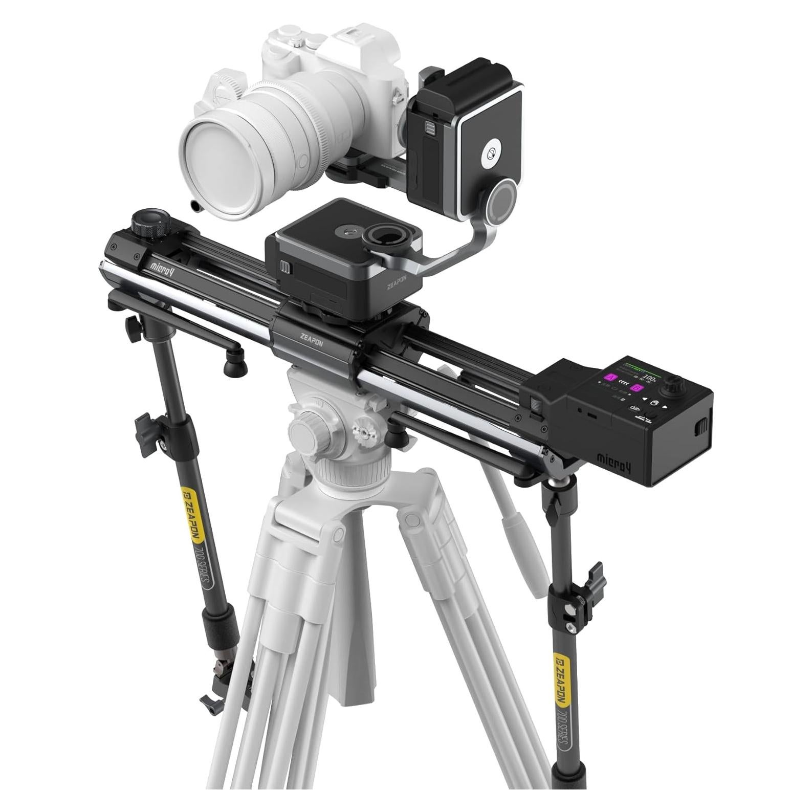 Deslizante Motorizado Zeapon Micro4 E700 con Cabezas PONS PT