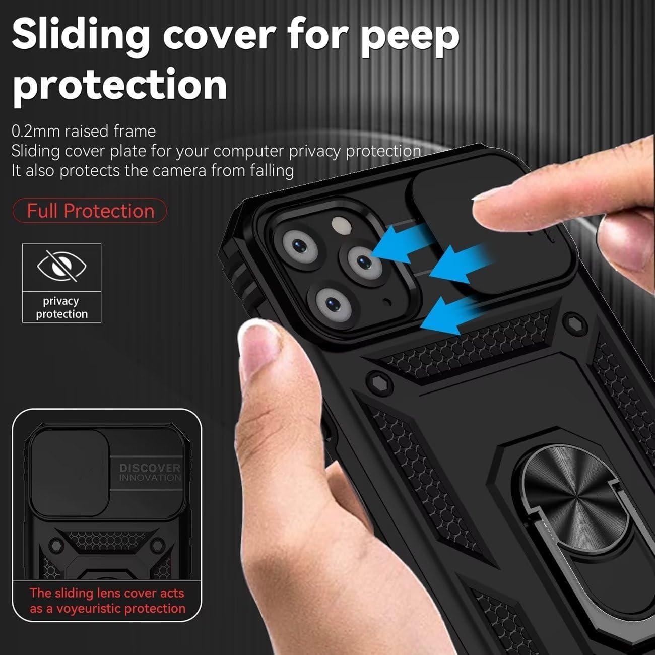Funda para iPhone 11 Pro Max Vokuha con Protector de Pantalla y Soporte