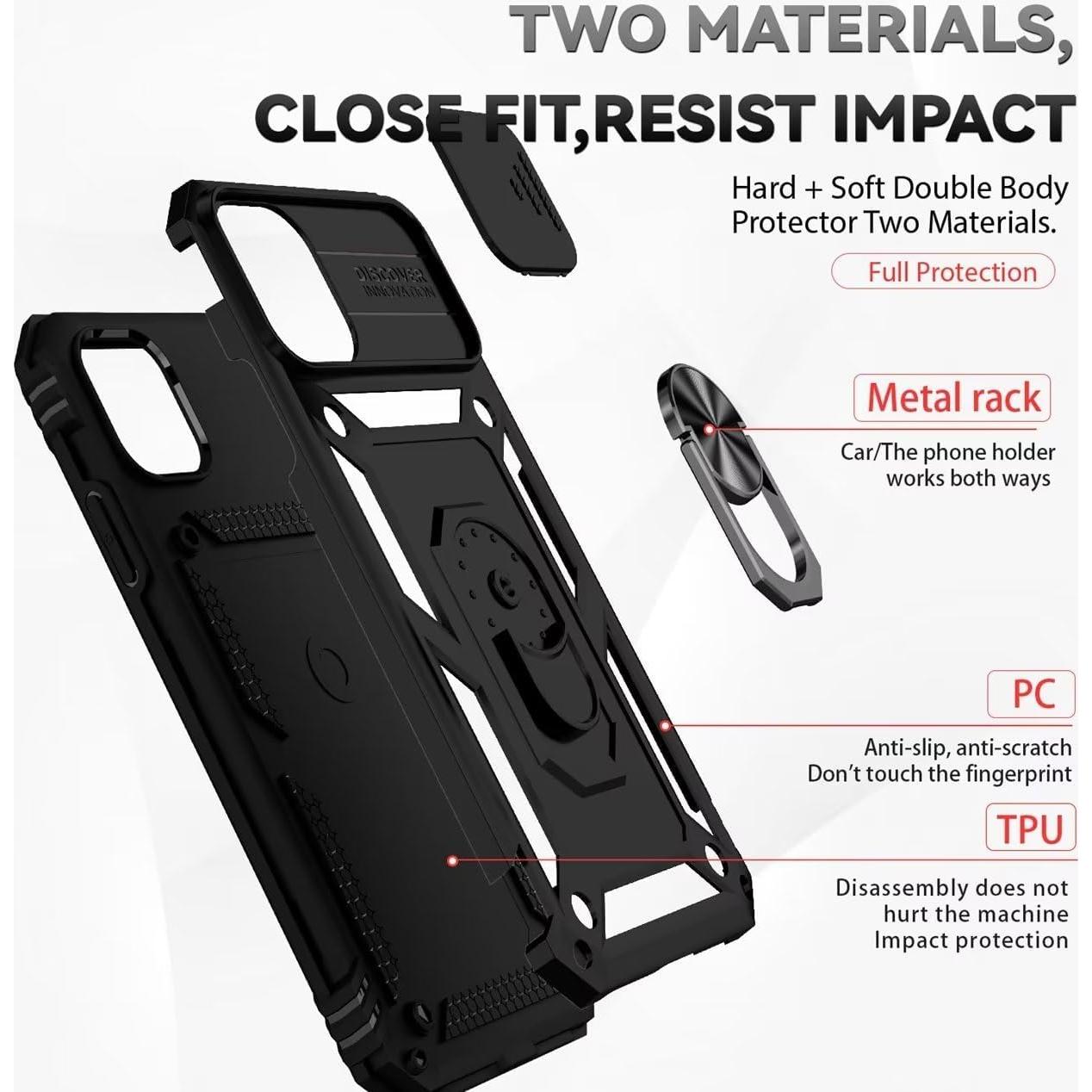 Funda para iPhone 11 Pro Max Vokuha con Protector de Pantalla y Soporte