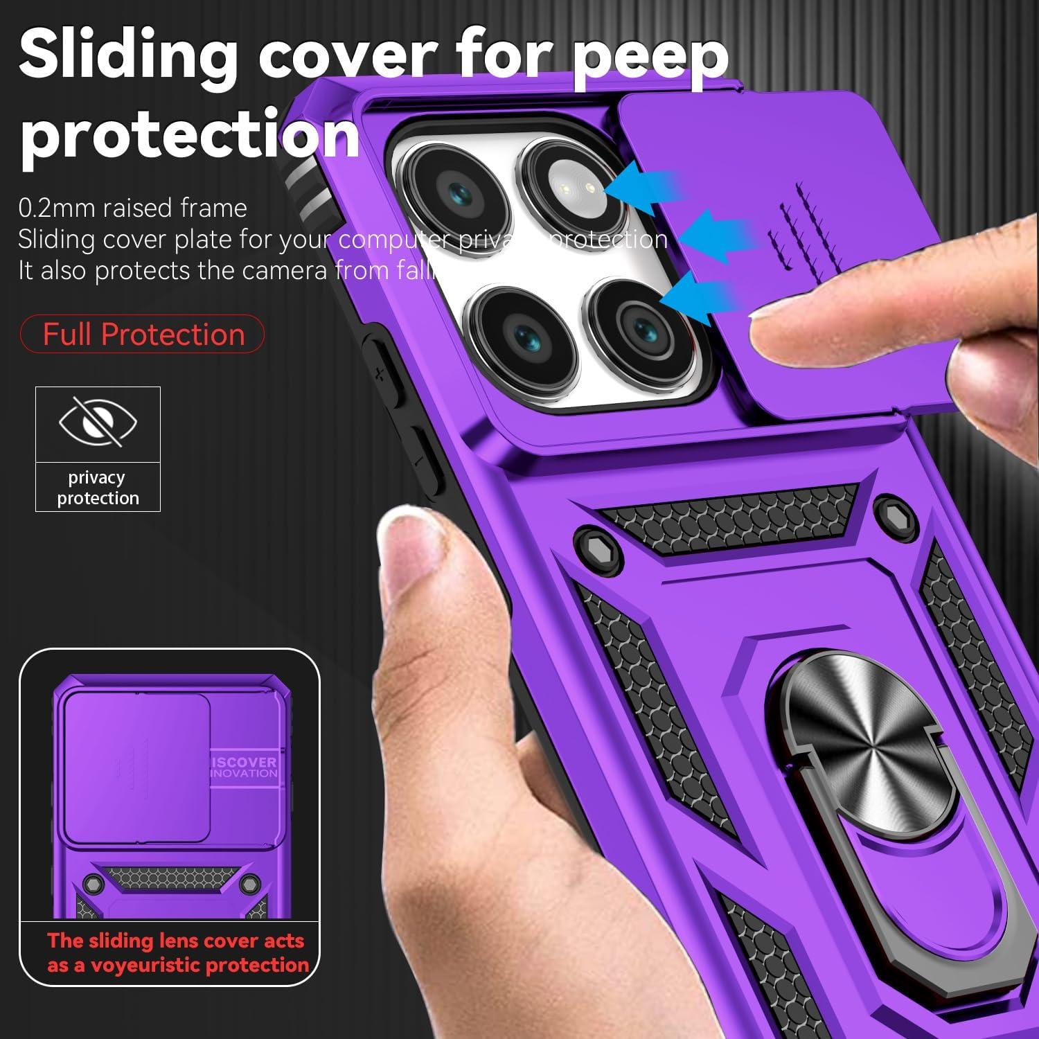 Funda Protectora Motorola Edge 2025 PUSHIMEI Grado Militar