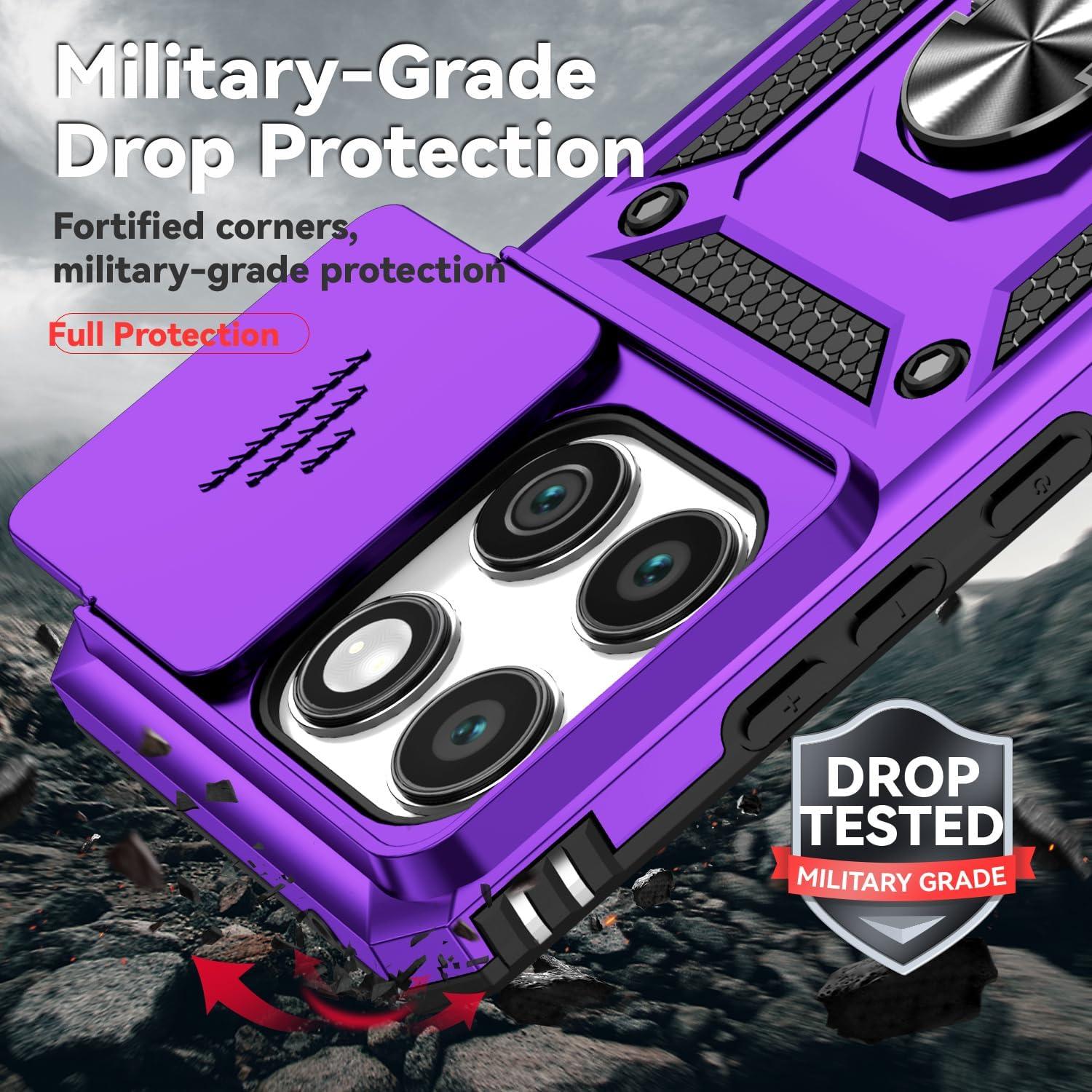 Funda Protectora Motorola Edge 2025 PUSHIMEI Grado Militar