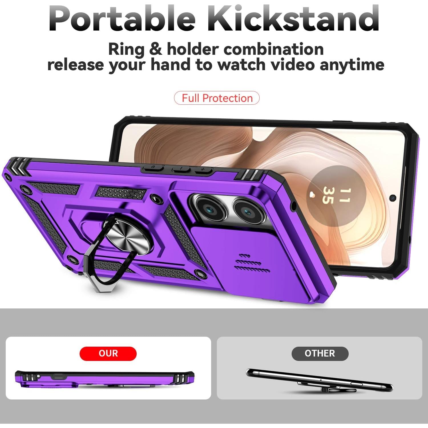 Funda Protectora Motorola Edge 2025 PUSHIMEI Grado Militar