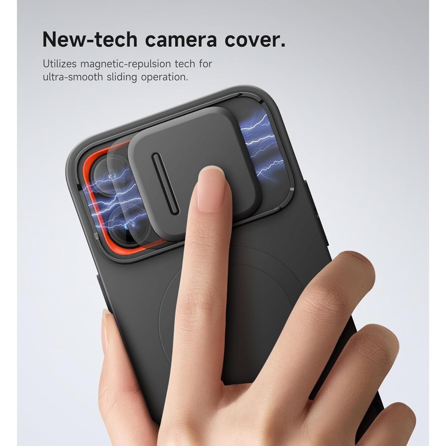 Funda SURITCH para iPhone 14 Pro Max con soporte y cámara