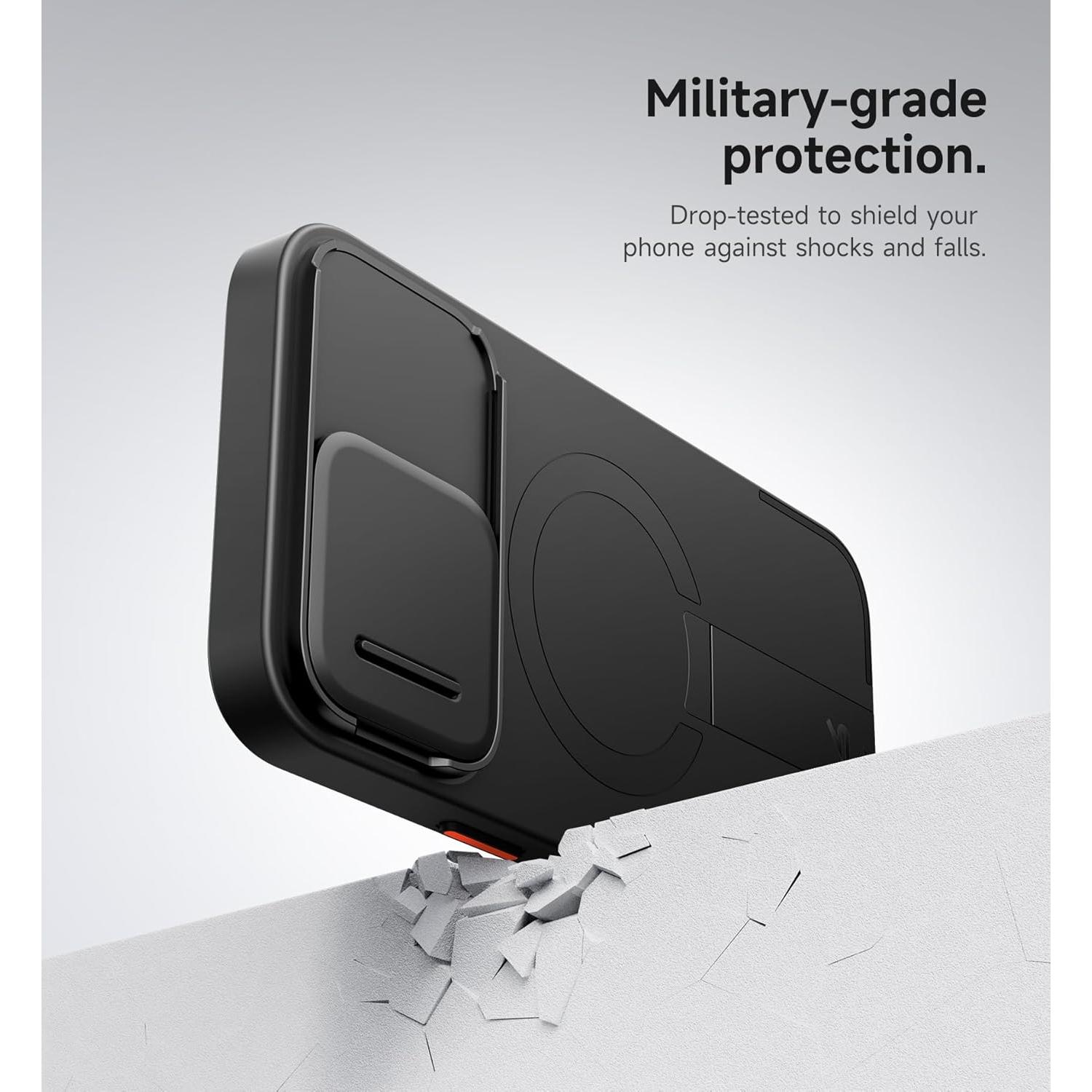 Funda SURITCH para iPhone 14 Pro Max con soporte y cámara