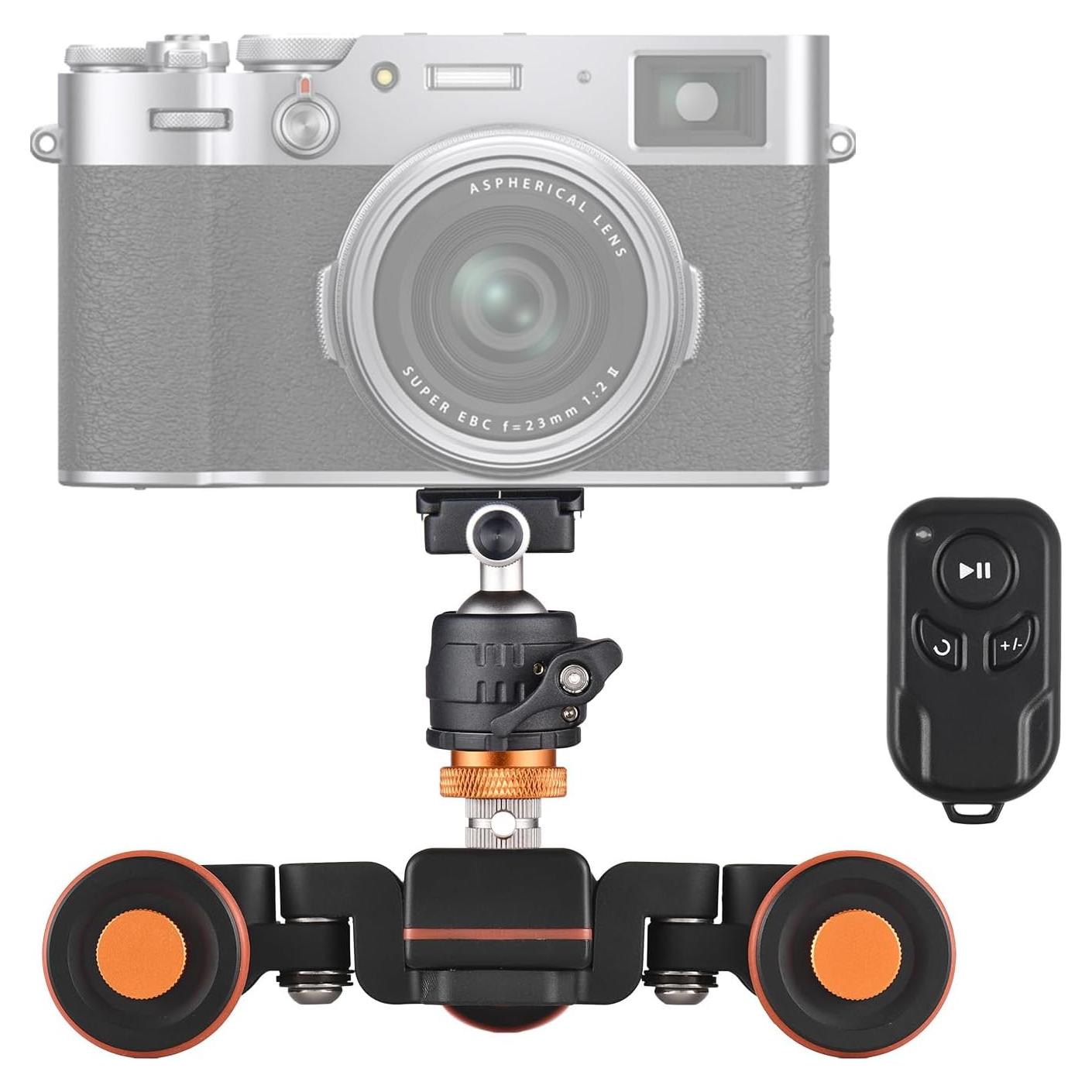 Dolly de Cámara Motorizado Andoer con Control Remoto y Soporte