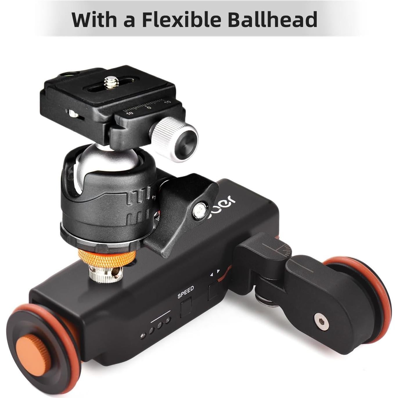 Dolly de Cámara Motorizado Andoer con Control Remoto y Soporte