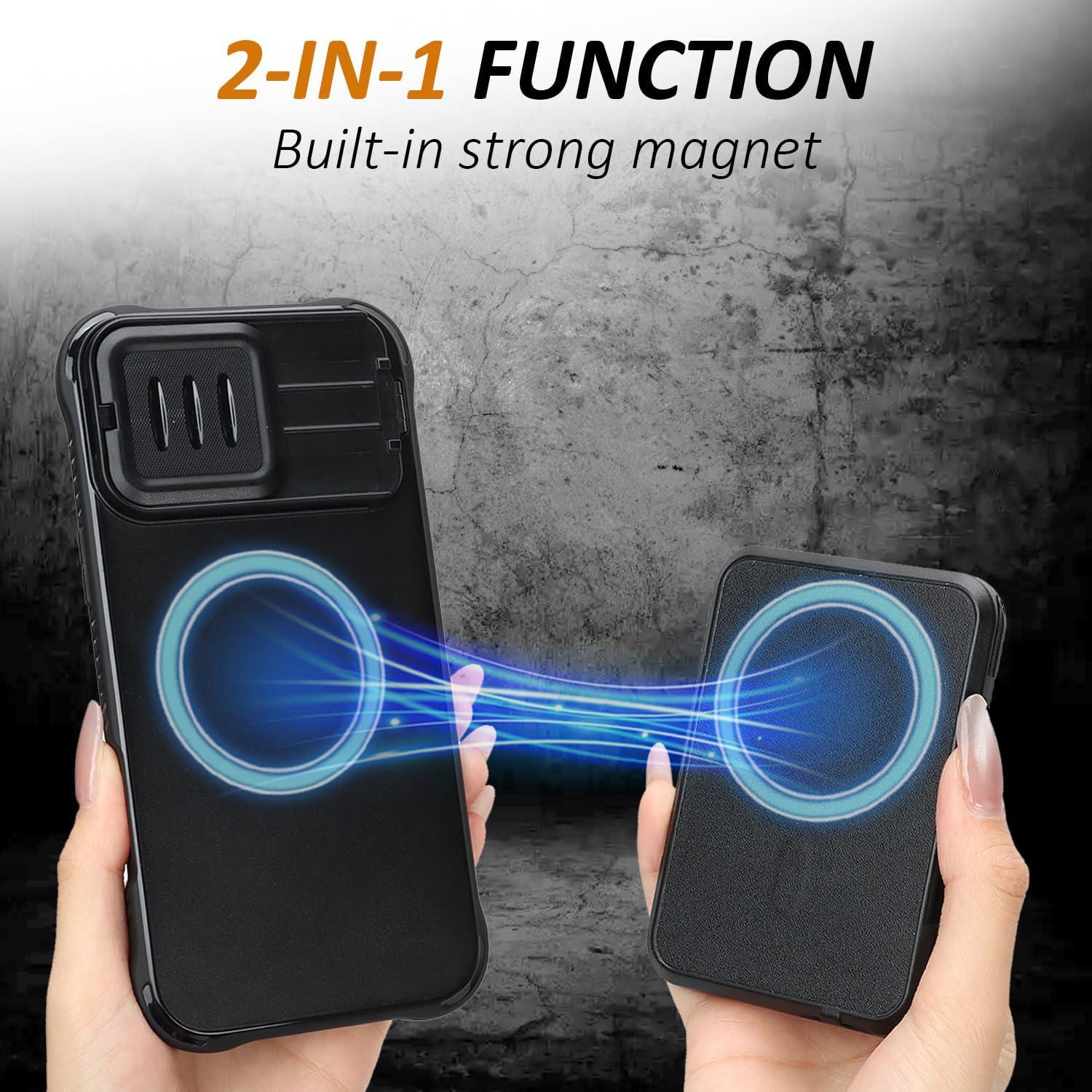 Funda CoozCase para iPhone 16 Pro Max con Soporte y Protección