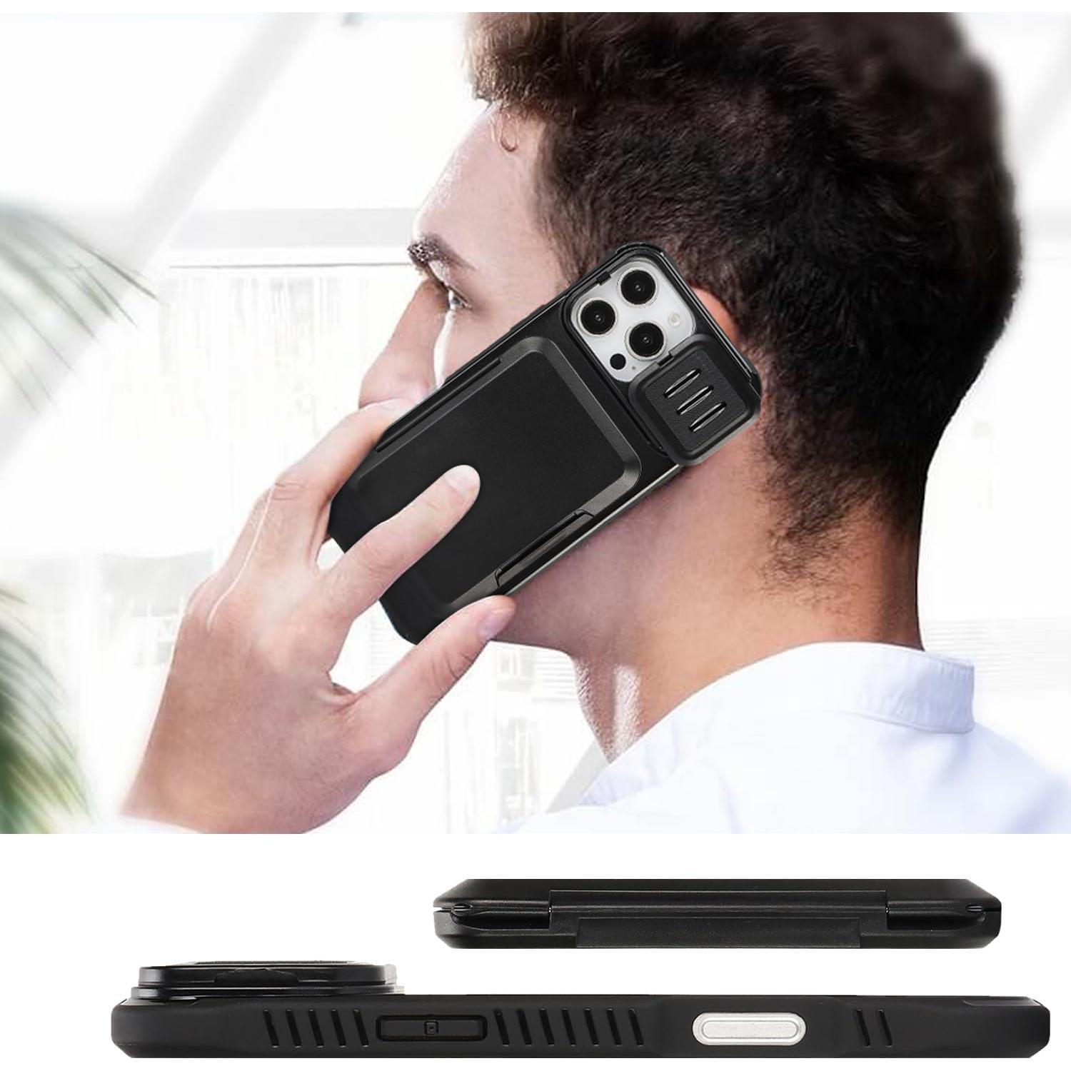 Funda CoozCase para iPhone 16 Pro Max con Soporte y Protección