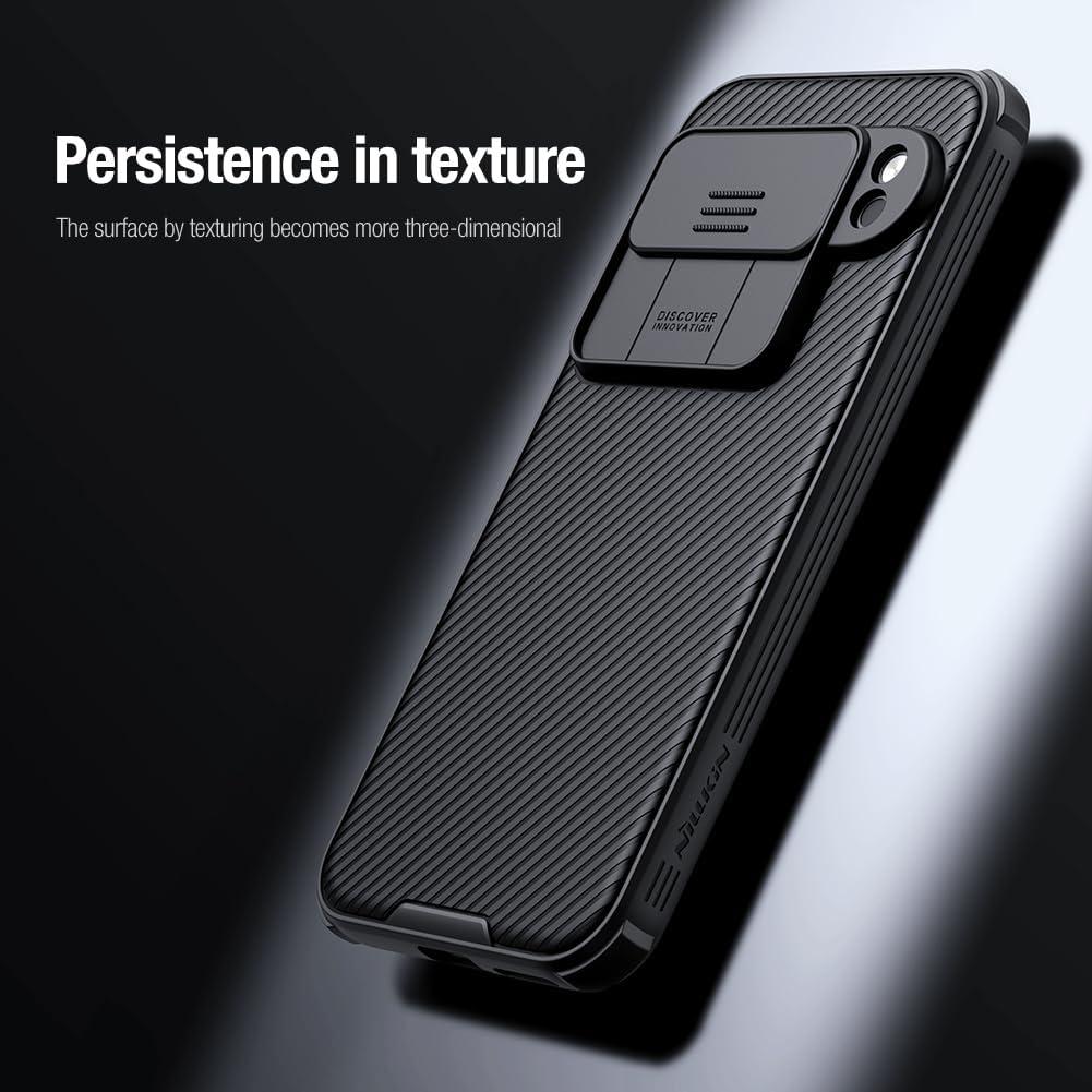 Funda Nillkin para Google Pixel 9 Pro XL - Delgado, Antigolpes, Negro