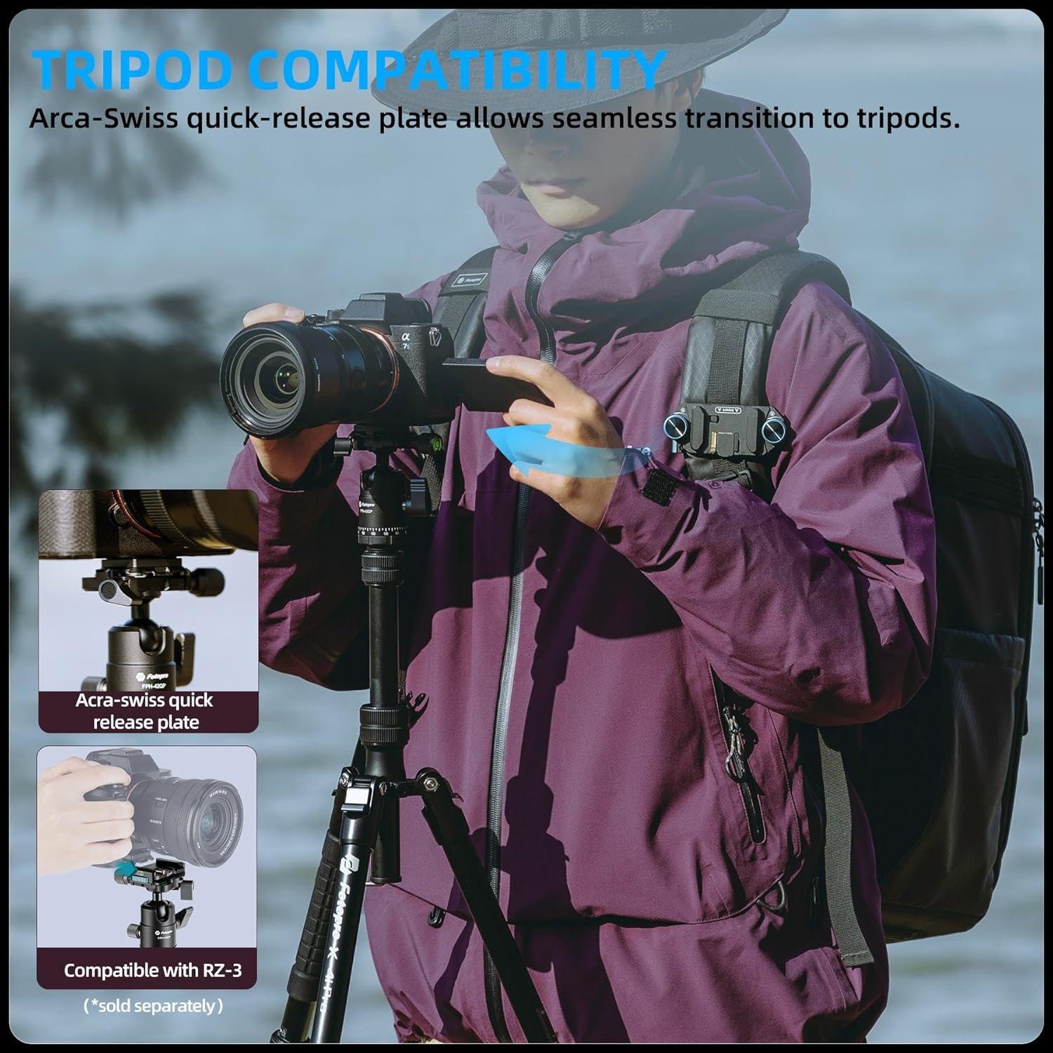 Montura Rápida Fotopro RZ-5 para Cámara y Mochila