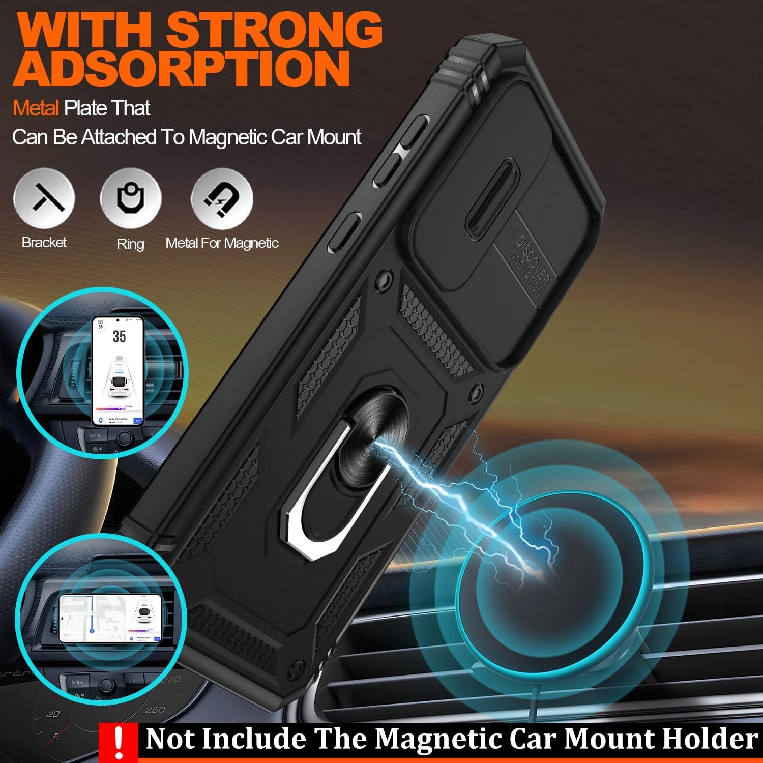 Funda Gritup para Samsung Galaxy A35 5G con Soporte y Protector