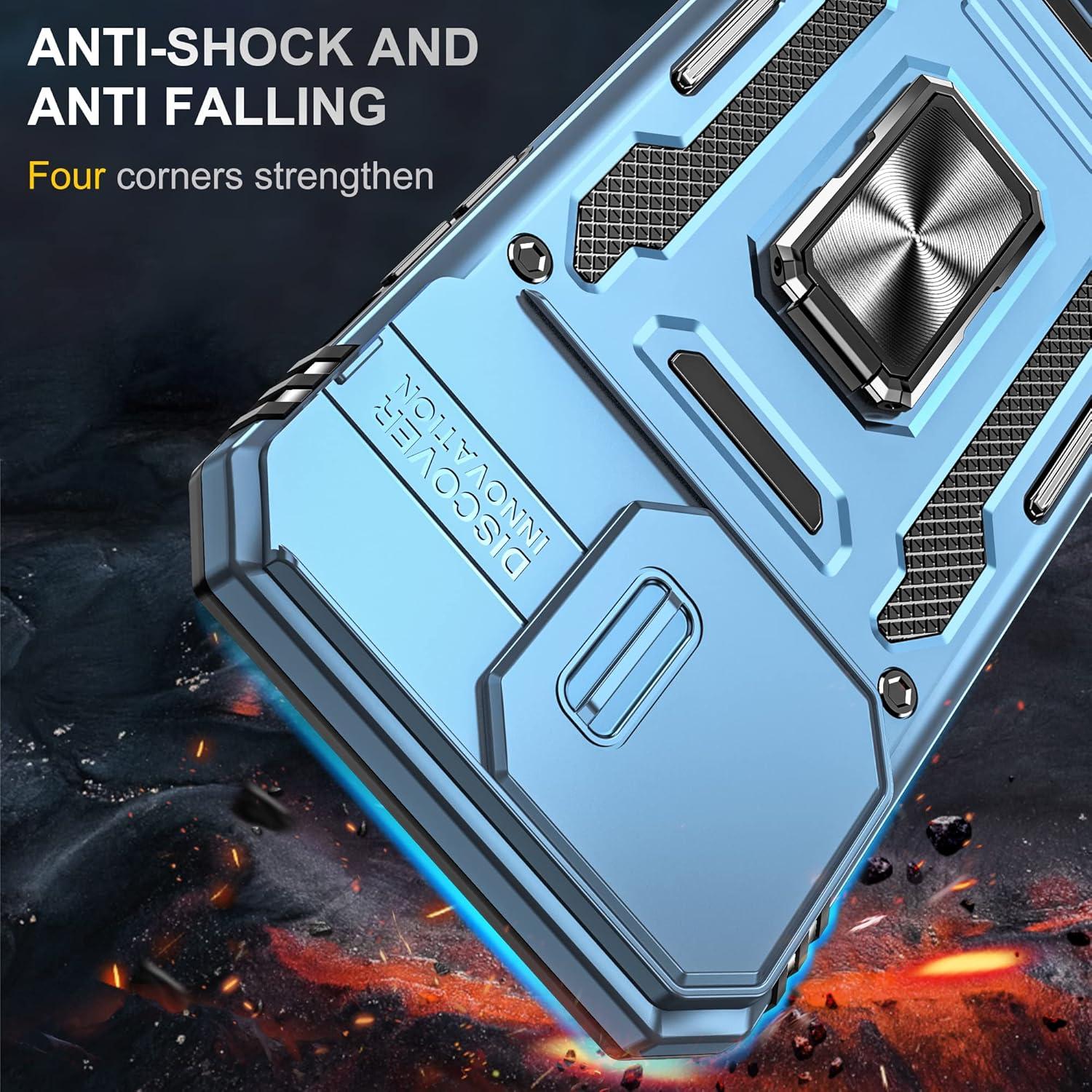 Funda para iPhone 14 Pro SunStory con soporte y protección HD