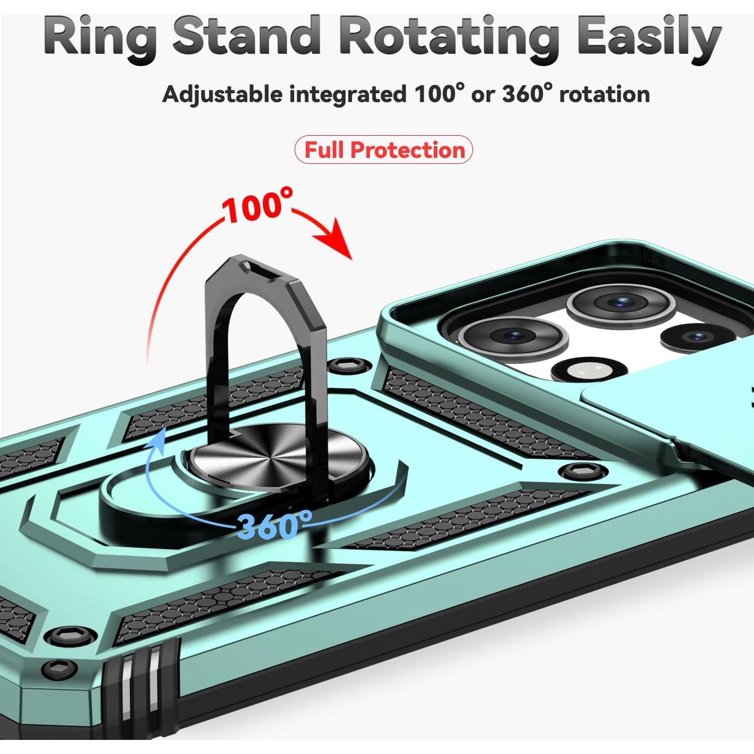 Funda Protectora PUSHIMEI para Motorola Moto G 2025 Verde Oscuro