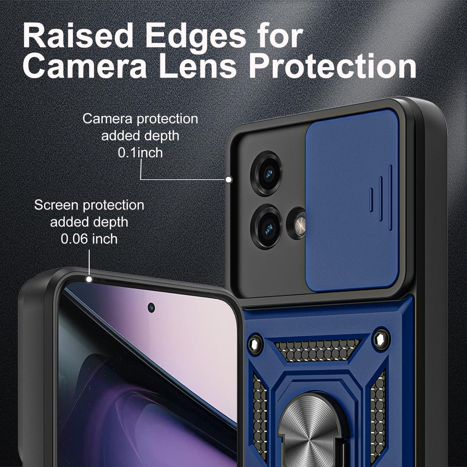 Funda AKINIK para Moto G Stylus 4G 2023 con Soporte y 2 Protectores