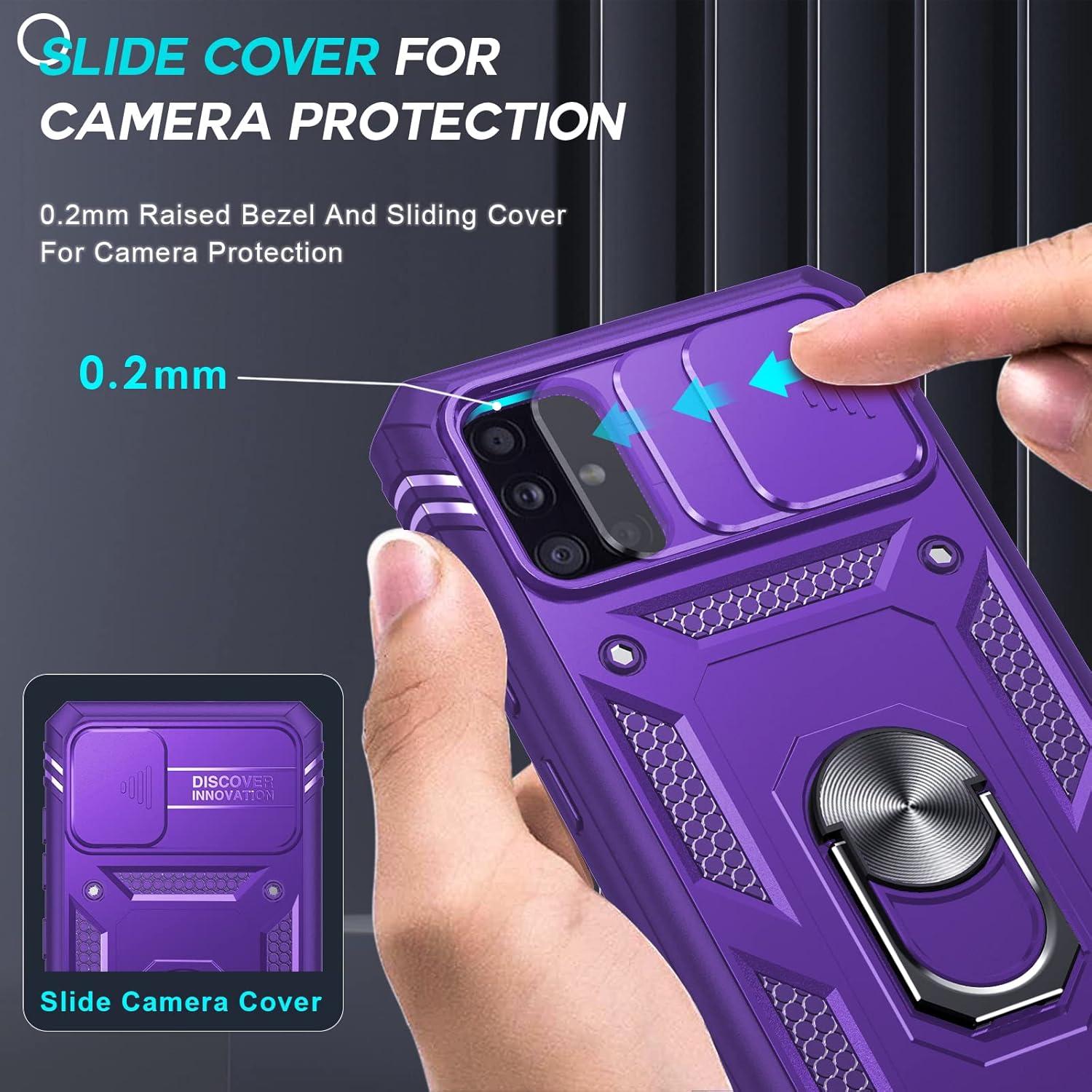 Funda LeYi para Samsung Galaxy A51 con Soporte y Protector