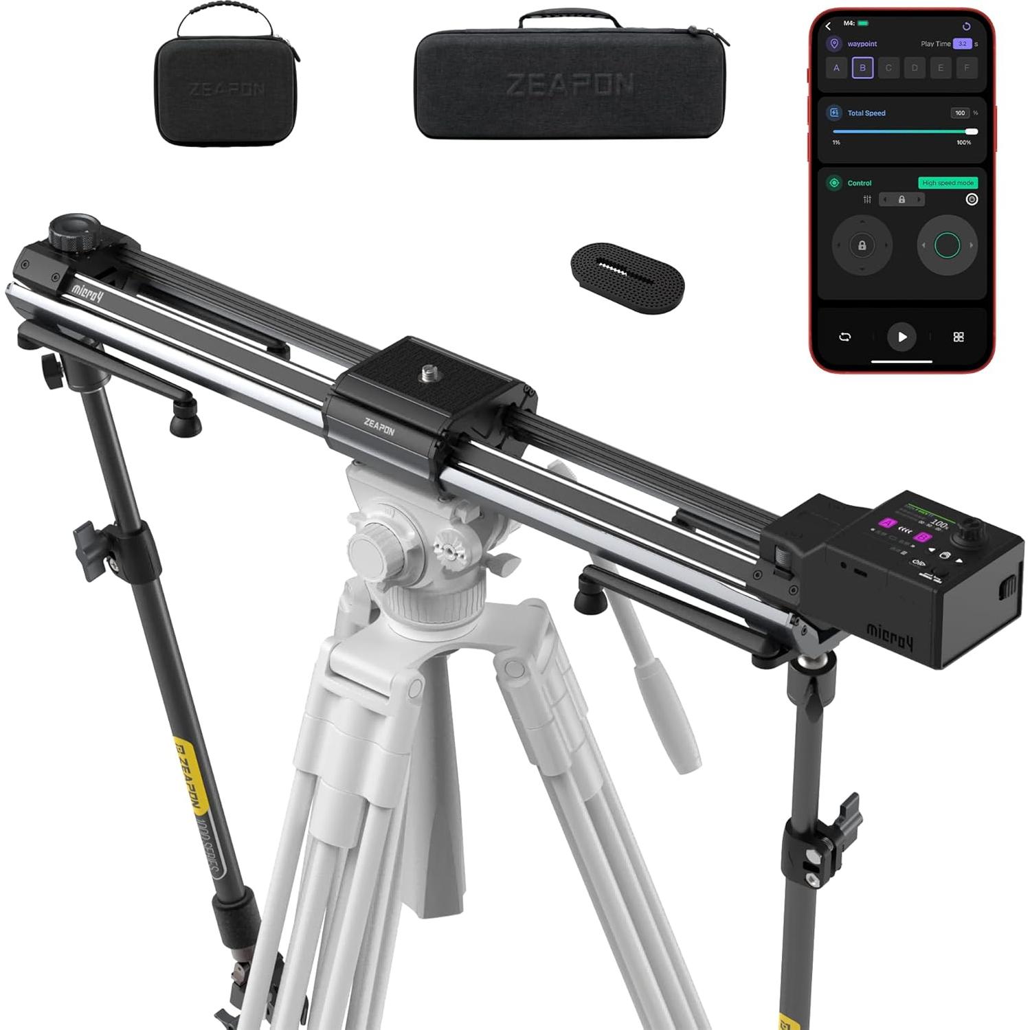 Deslizador Motorizado Zeapon Micro4 E1000 con Cabezas PONS